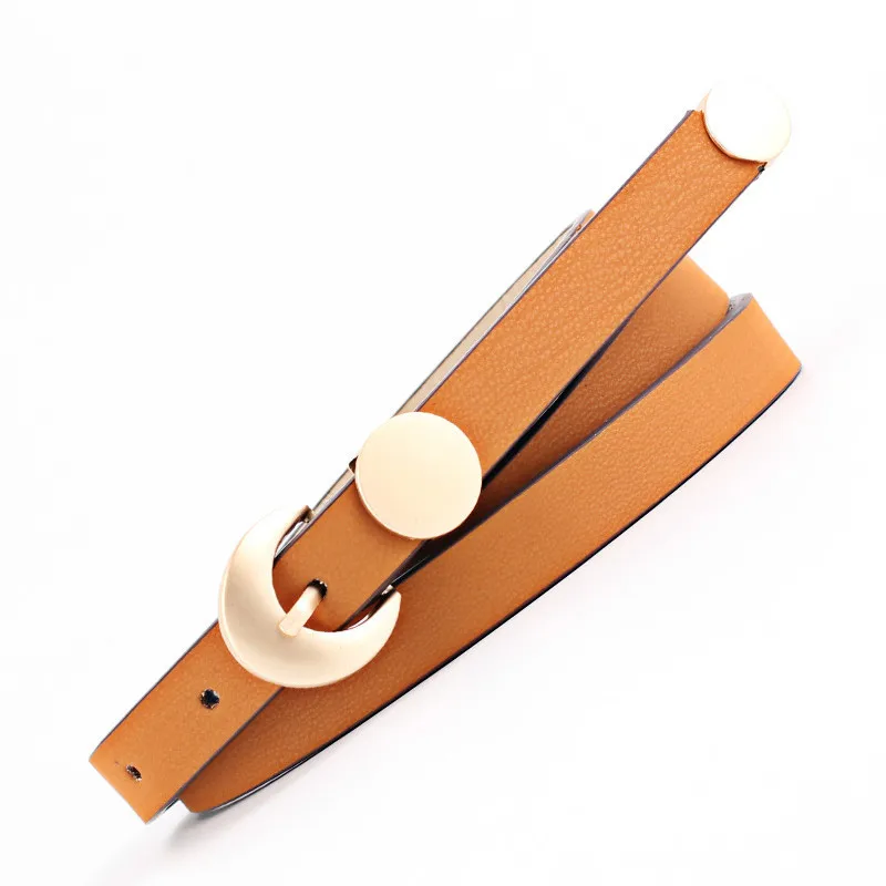 Buy Fashion Female Women's Leather Belt Jeans With