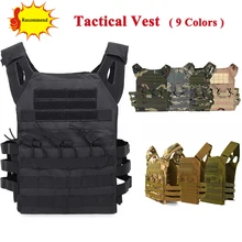JPC тактический Молл многофунциональный жилет CS игры страйкбол военные мужчины Outdor спорт тело Броня камуфляж охотничий жилет