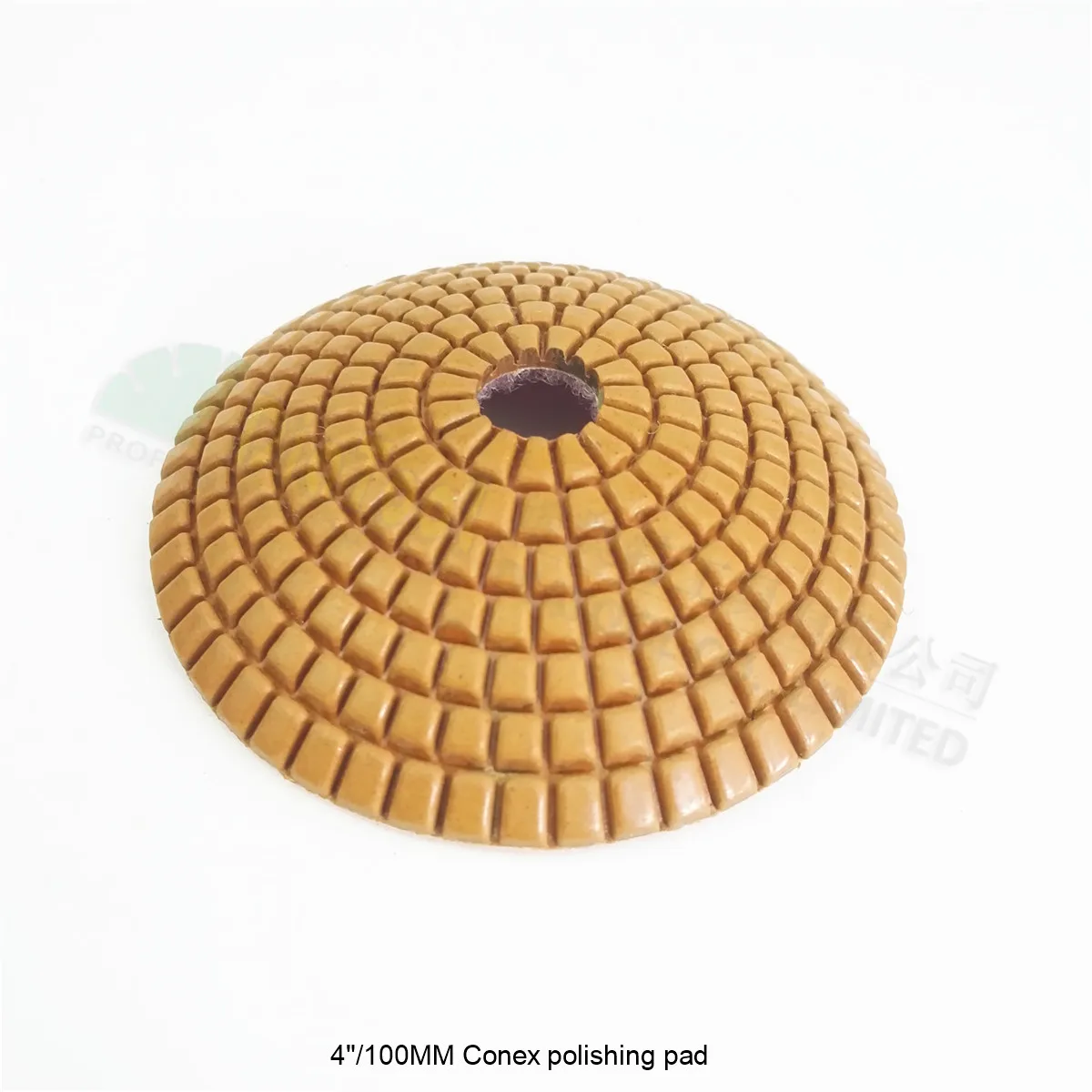 SHDIATOOL 2pcs 4" #3000 bowl shaped wet diamond polishing pads for marble granite ceramic Diameter 100mm convex sanding disc