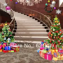 Indoor Christmas 8’x8′ CP Computer-painted Scenic Photography Background Photo Studio Backdrop DGX-453