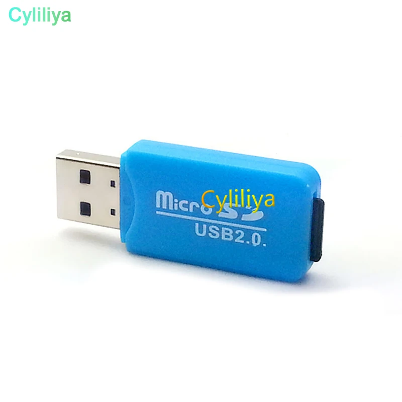 2000 шт высокое Скорость mini Micro SD, T-Flash Устройство для считывания с tf-карт USB 2,0 с адаптер с крышкой устройство чтения карт памяти