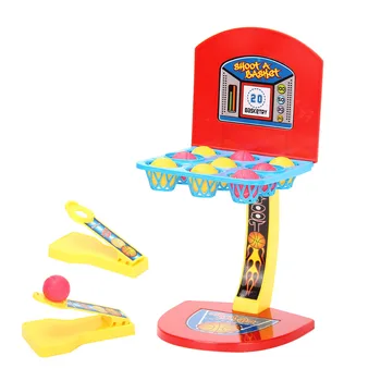 

Cartoon Fun Small Basketball Machine Desktop Finger Shooting Ejection Game Gags & Practical Jokes Toys Anti-Stress Vent Toy