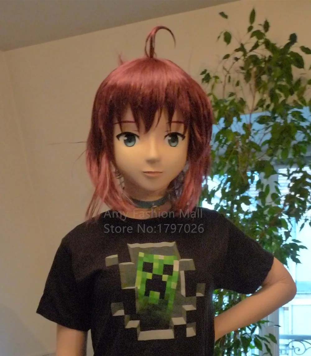 100 Handmade/Customized Silicone Full Head Anime Kigurumi Cosplay Mask