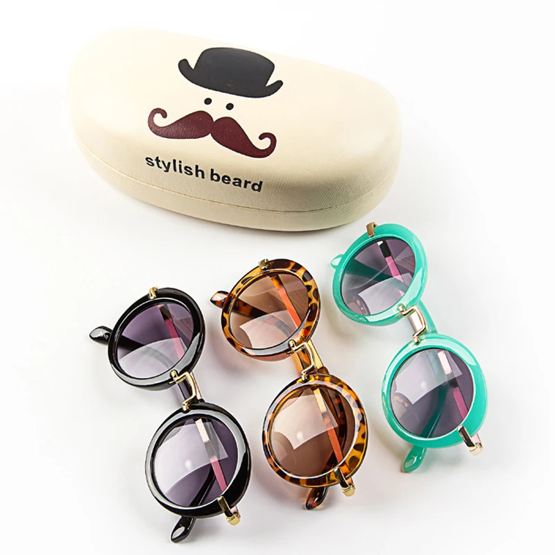 

DRESSUUP Baby Boys Girls Kids Sunglasses Vintage Round Sun Glasses UV 400 Children Sunglass Oculos De Sol lunette de soleil