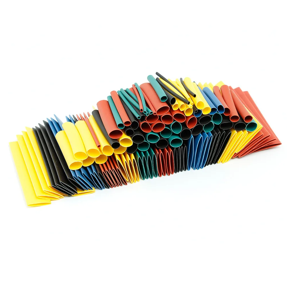 

328Pcs Cable Sleeve Heat Shrink Tubing 2:1 Polyolefin Shrinking Assorted Wrap Wire Insulated shrinkable sleeving Tubes Set