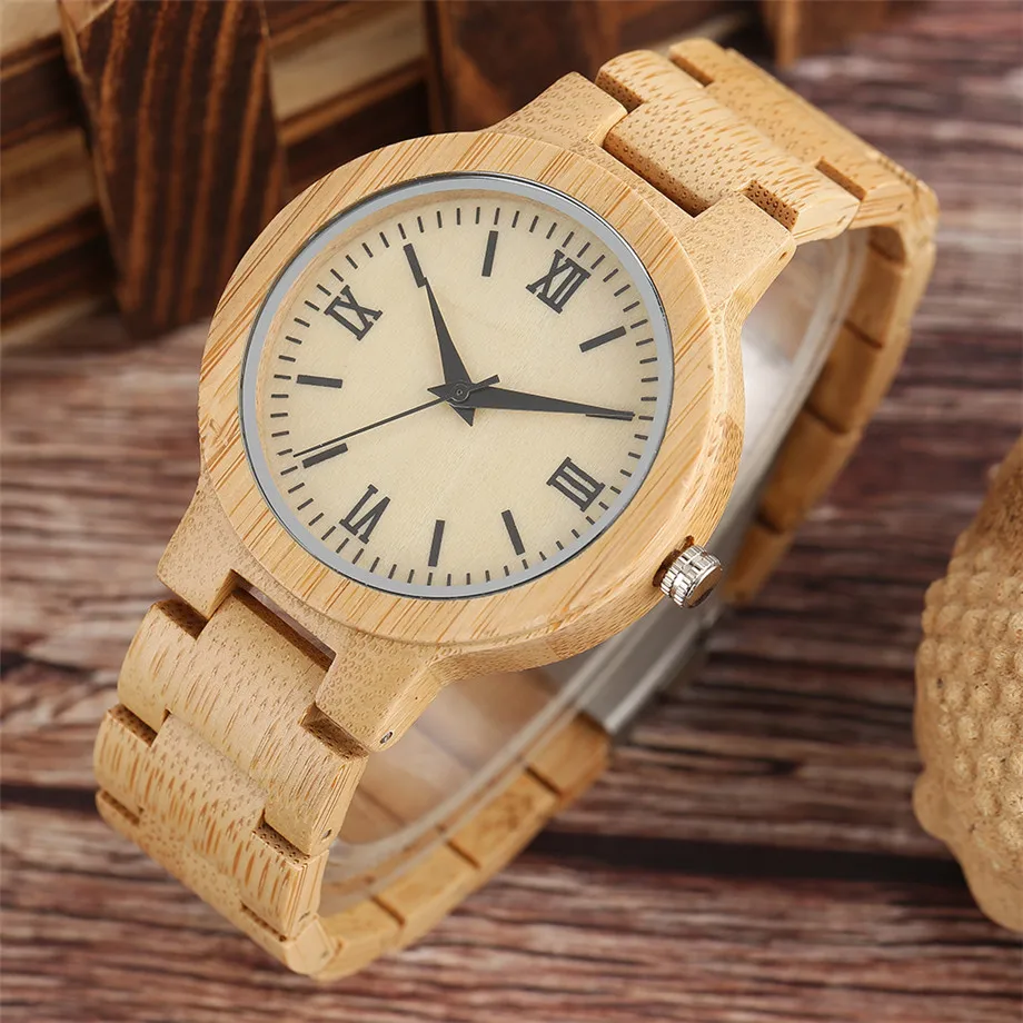 YISUYA Minimalist Full Wooden Watches Women Men Bamboo Wood Bracelet Fashion Creative Quartz Wristwatch Handmade Gifts Casual Clock Hour (22)