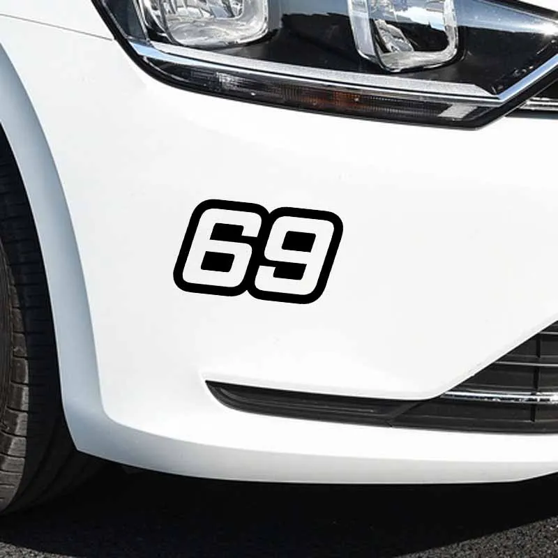 YJZT 15 2 см * 8 персонализированный номер 69 виниловая Автомобильная наклейка