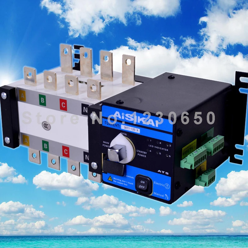 

Automatic Transfer Switch 4P(ATS 125A) for generator