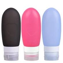 3 шт переносные Мягкие силиконовые дорожные бутылки набор для макияжа и ухода за кожей многоразовые дорожные бутылки L58