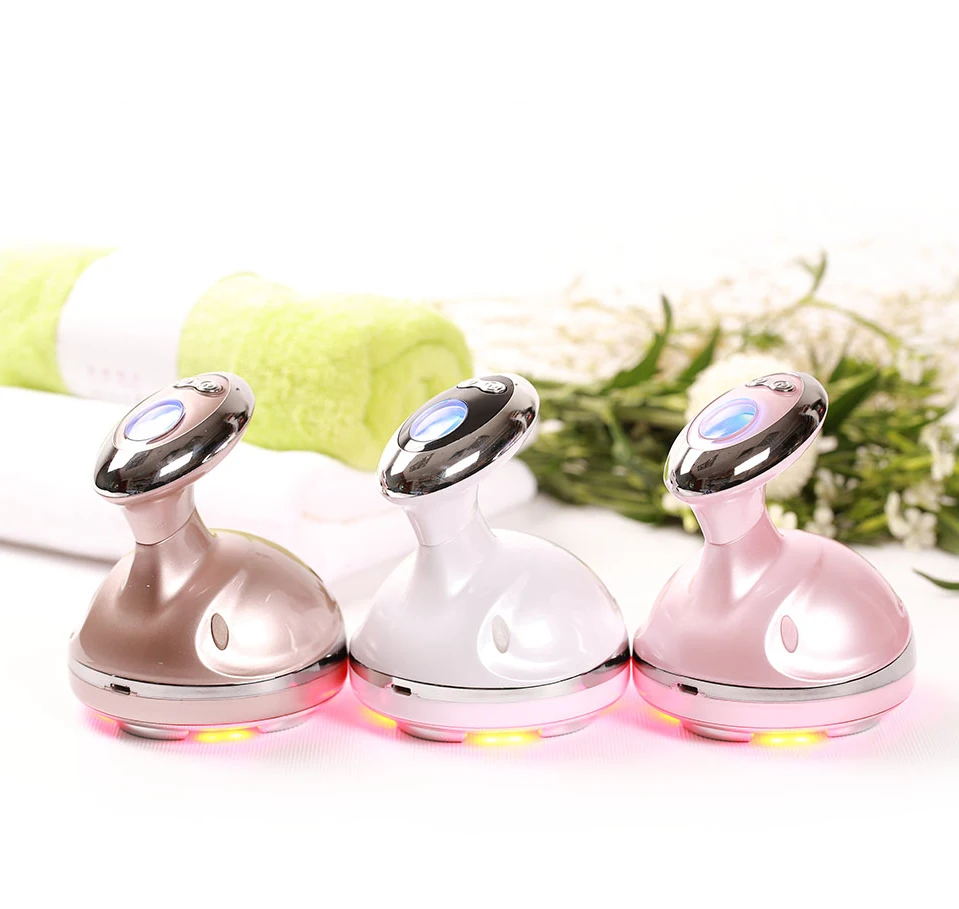 2016 LED Portable Ultrasonic Body Slimming Massager Cavitation Fat Removal Photon Radio Frequency RF Therapy For Weight Lose