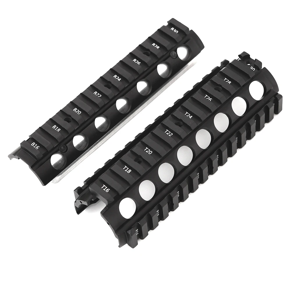 M4/M16 страйкбол AEG RIS Handguard 6,7 дюймов CNC Picatinny Quad Rails Handguard 20 мм 4 рейка система крепления Tacband G13M серия