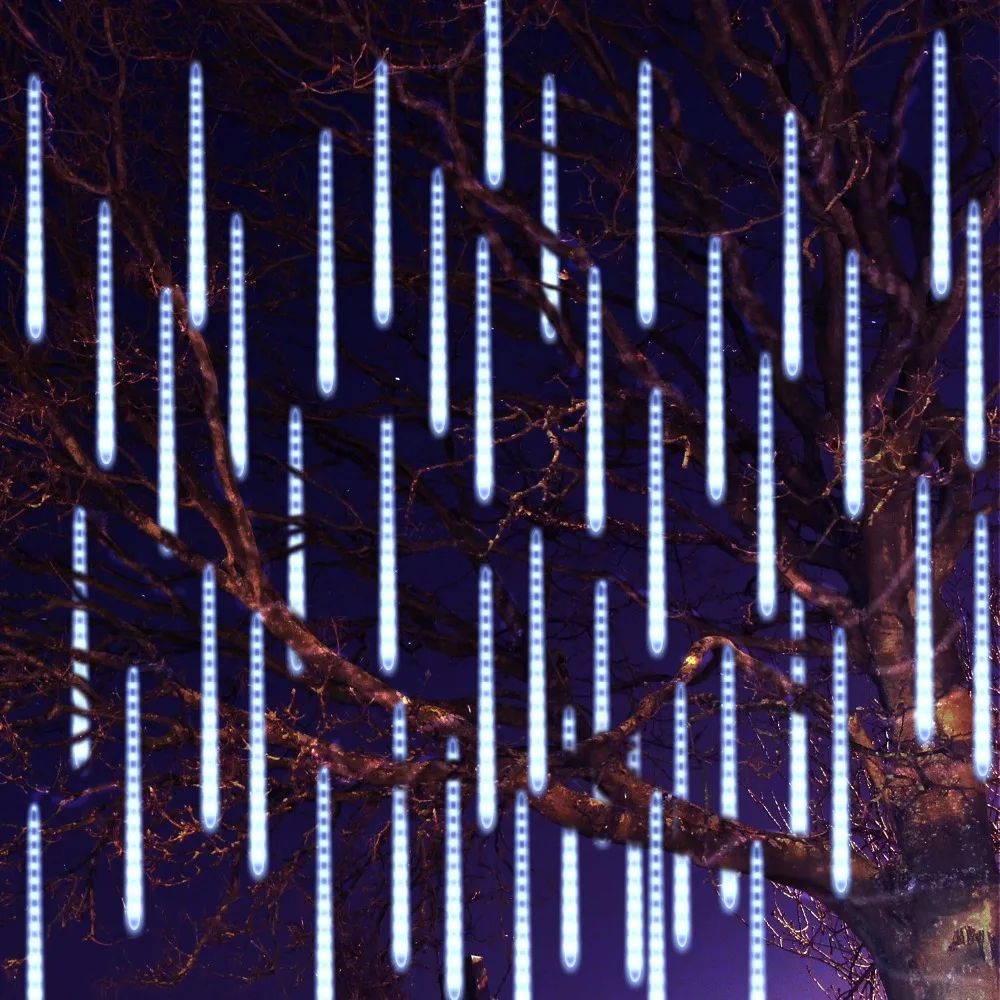 

Ayunhao Meteor Shower Rain Lights Waterproof String for Wedding Party Christmas Xmas Decoration Tree Party Garden String Light