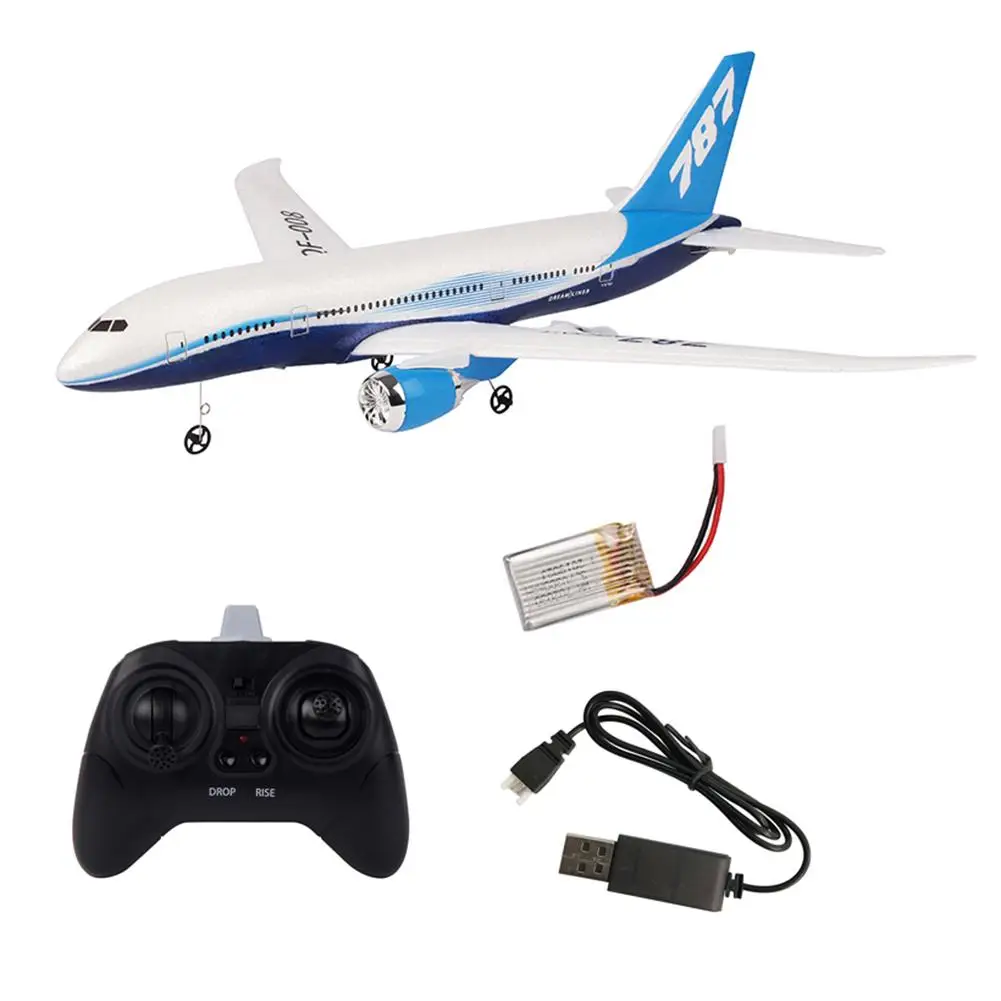 New DIY EPP RC Drone Boeing B787 787 Model 2.4G 3 Channel Remote Control Airplane Drone Plane Model Airplane Fixed Wing Plane