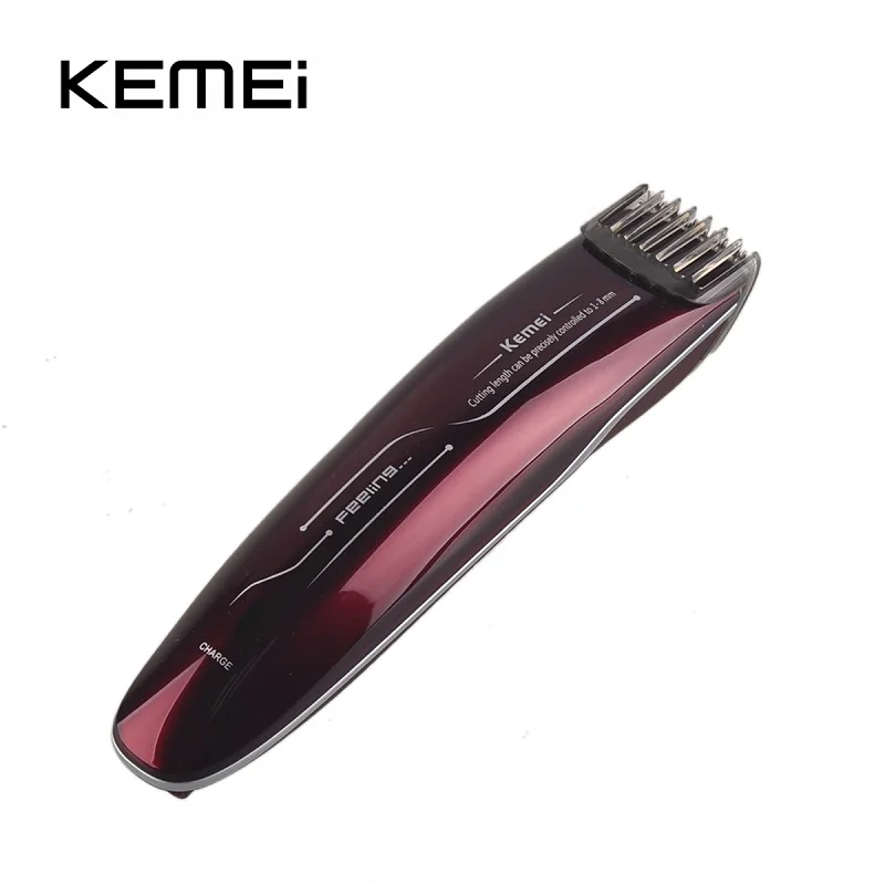 KM-2013 триммер для стрижки бороды maquina de cortar o cabelo волосы Kemei триммер для стрижки волос Инструменты для укладки волос станок для бритья - Цвет: Красный