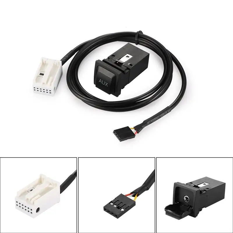 Автомобильный USB адаптер аудио кабель переключатель разъем Aux для RNS315 RCD510 Magotan L POLO