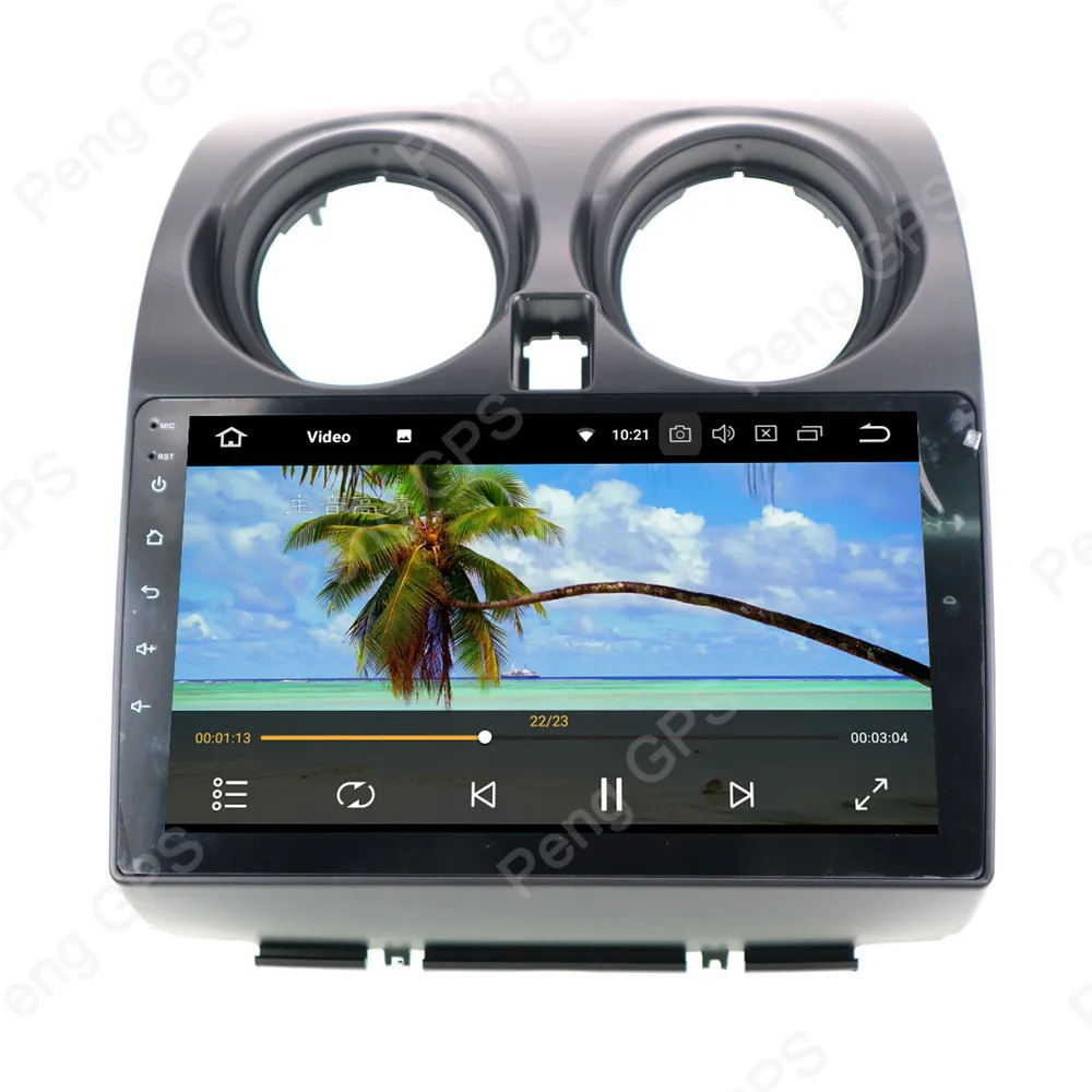 Best Octa Core 2 Din Car Radio 10.2 inch Android 8.0 GPS Navigation DVD Player Unit for NISSAN Qashqai 2008-2014 IPS Screen Unit 3