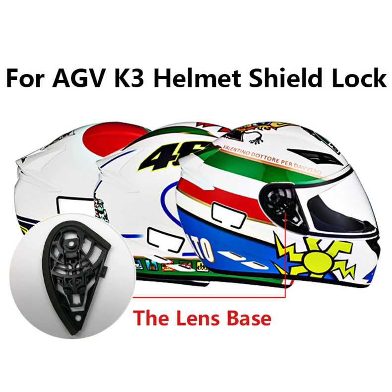 1 пара оригинальная часть для AGV K3 полный шлемы щит pivot комплект для AGV K4 Полный лица мотоциклетные шлемы не для agv k5& K3 sv