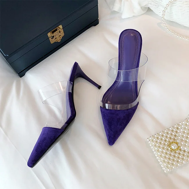 MONMOIRA/женские сабо с металлической пряжкой на каблуке «рюмочка»; пикантные женские туфли на высоком каблуке с острым носком; элегантная женская обувь с ремешком на пятке; SWB0221