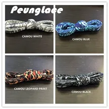 Качественные шнурки PeungLace 1000 пар/лот 8 мм с принтом камуфляжные Модные леопардовые плоские шнурки