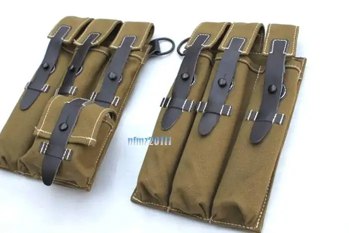 WWII GERMAN ARMY WH HEER MP38 MP40 AMMUNITION POUCH