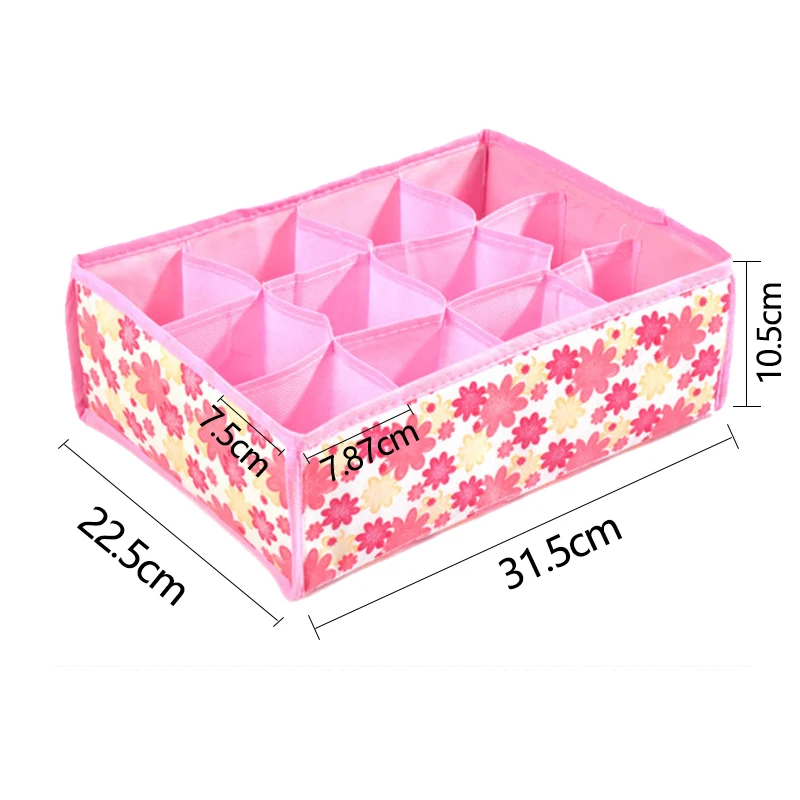 Foldable Organizer For Underwear Bra Socks Storage Box Multi Size Storage Bag Underwear Organizer Drawer Divider 7