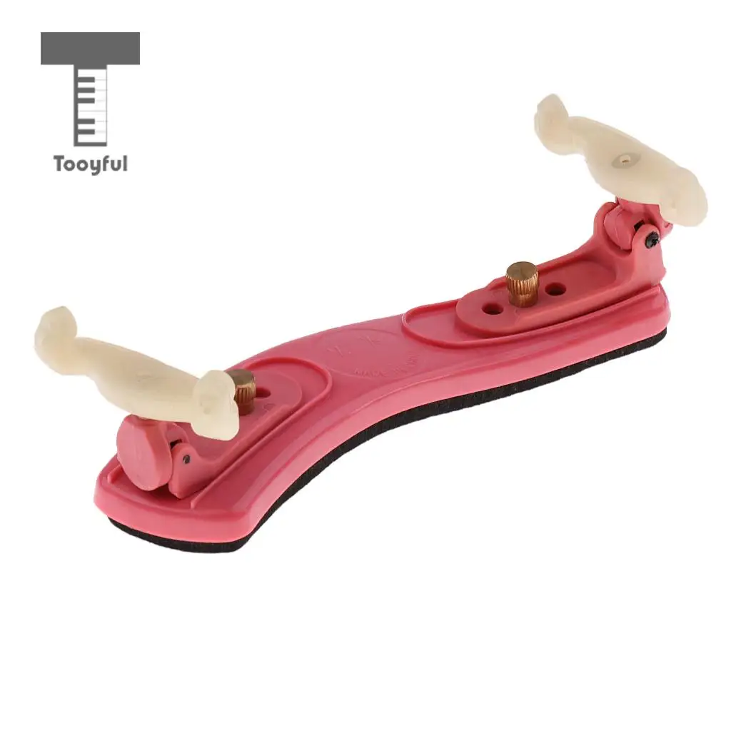 Tooyful Colorful Adjustable Violin Shoulder Rest Musical Support for 1/4 1/8 Violin Fiddle Parts