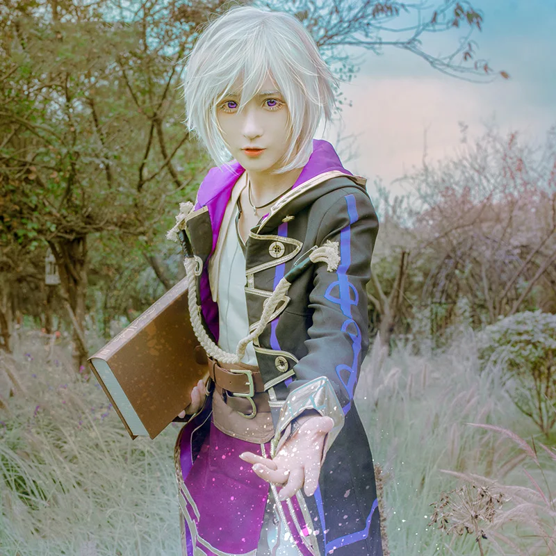 

Fire Emblem Awakening Robin Daraen Cosplay Costume Full Set COSPLAYONSEN All Sizes with Cloak
