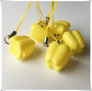 

10pcs Dental clinic baby teeth packing box Milk teeth case Flower type Tooth fairy box-yellow