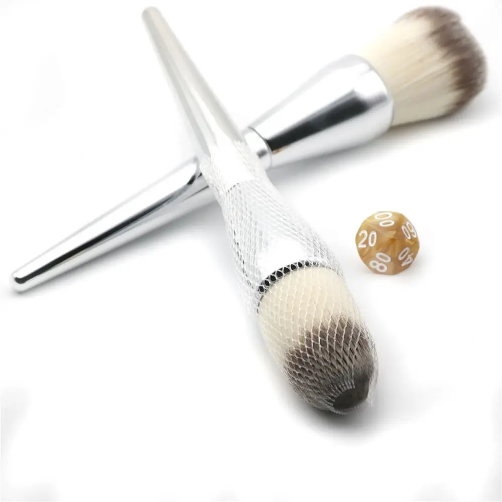 Face Makeup Blush Powder Silver Handle Cosmetic Large Brush Foundation