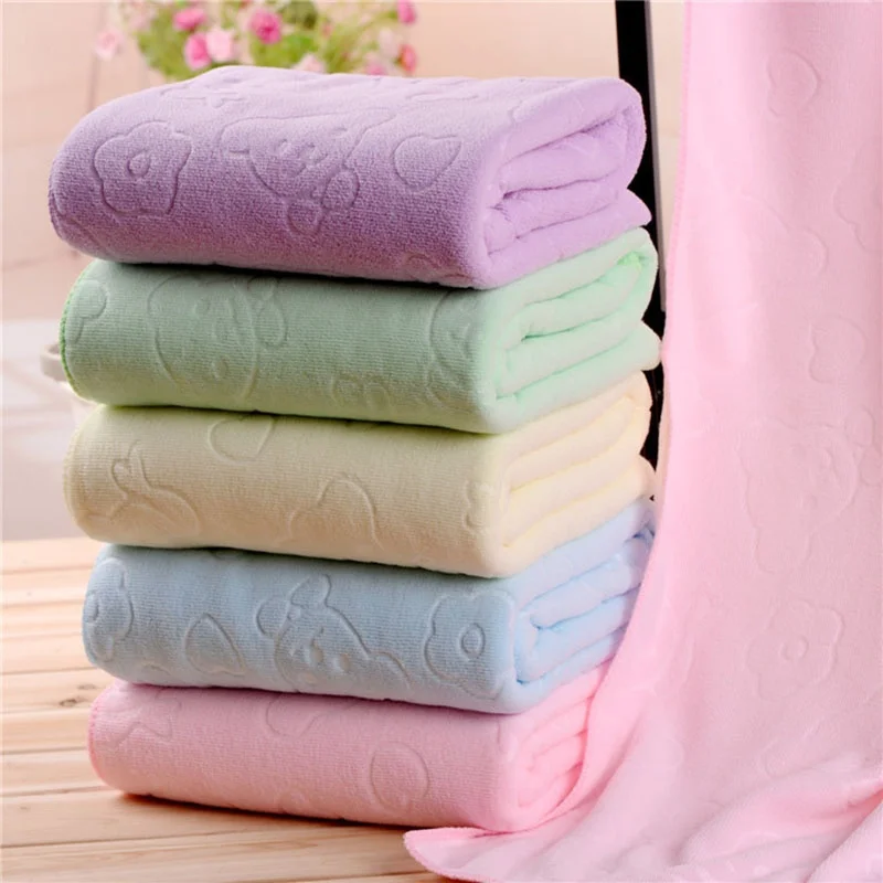 70 X140CM Child Bath Towels Clearance Prime Bathroom Extra Large Microfiber