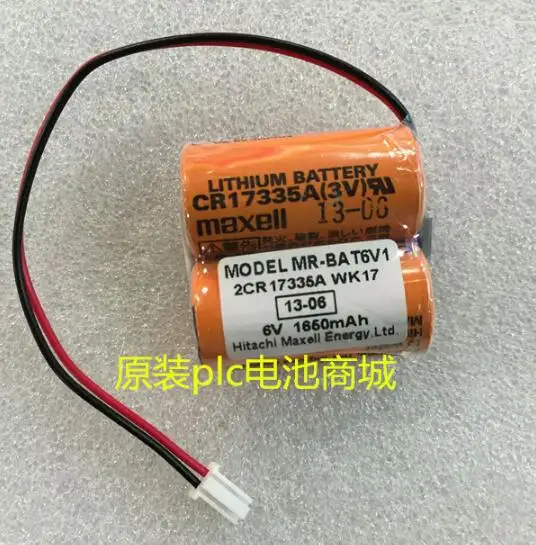 1 шт. оригинальный аккумулятор PLC MR-BAT6V1 2CR17335A WK17 6 В литиевая батарея CR17335 |