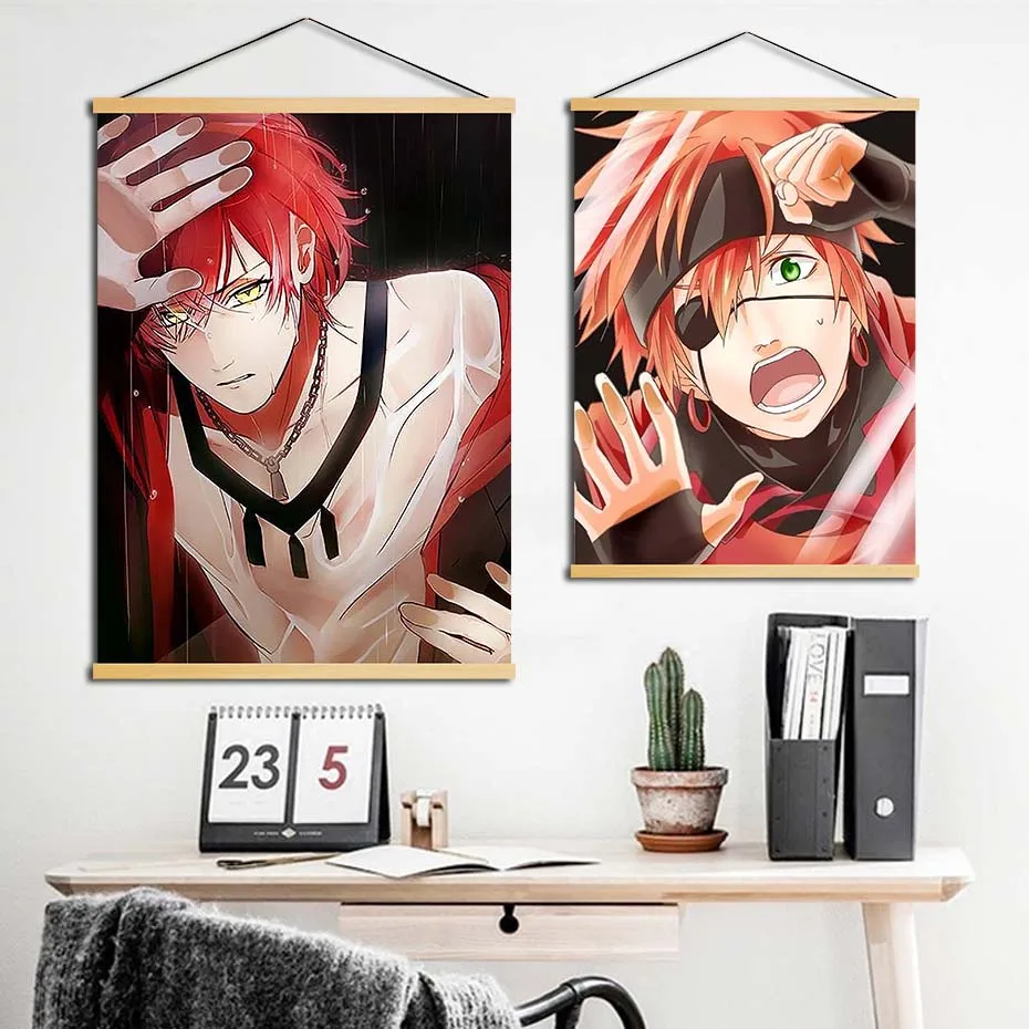 Фотографии Холст домашнее украшение аниме Diabolik Lovers печати плакатов Wall Art