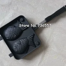 Taiyaki японская рыба в форме Жаростойкие формы для вафель сковорода 2 литые домашние Инструменты для торта