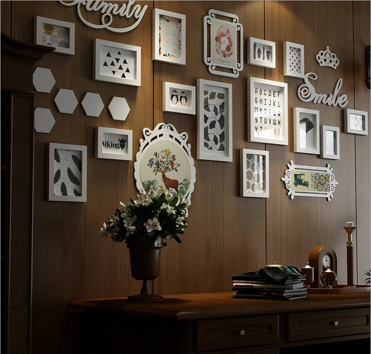 13 Stucke Holz Bilderrahmen Europaischen Stil Bilderrahmen Collage Auf Der Wand Diy Rahmen Setzt Dekorative Bilder Familie Form Set Frames Collage Photo Frame Collagewooden Picture Frame Aliexpress
