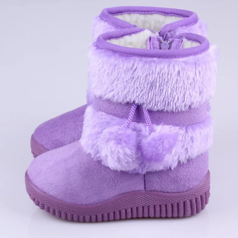 Buy HaoChengJiaDe Cute Girls Boots New Children Winter Shoes Princess Fashion