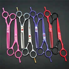 5.5 inch 440C Japan Kasho Professional Human Hair Scissors Hairdressing Cutting Shears Thinning Scissors Hair Styling Tool H1013