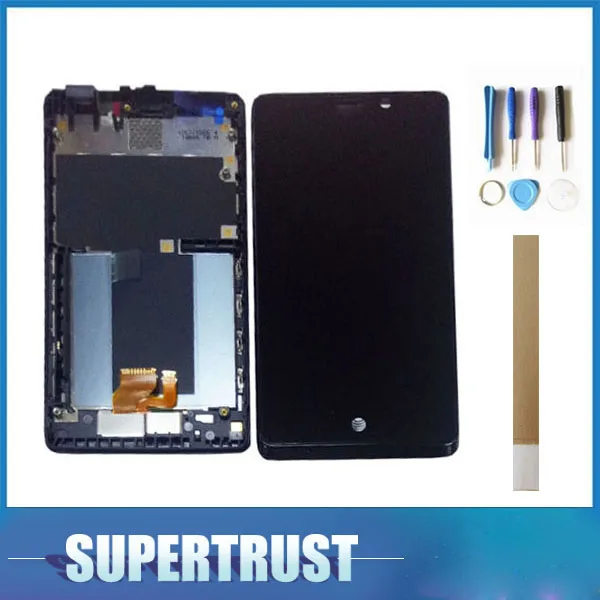 

1PC/Lot 1280*720 For Sony Xperia T LT30 LT30i LT30P With Frame LCD Display With Touch Sensor Assembly Black Color