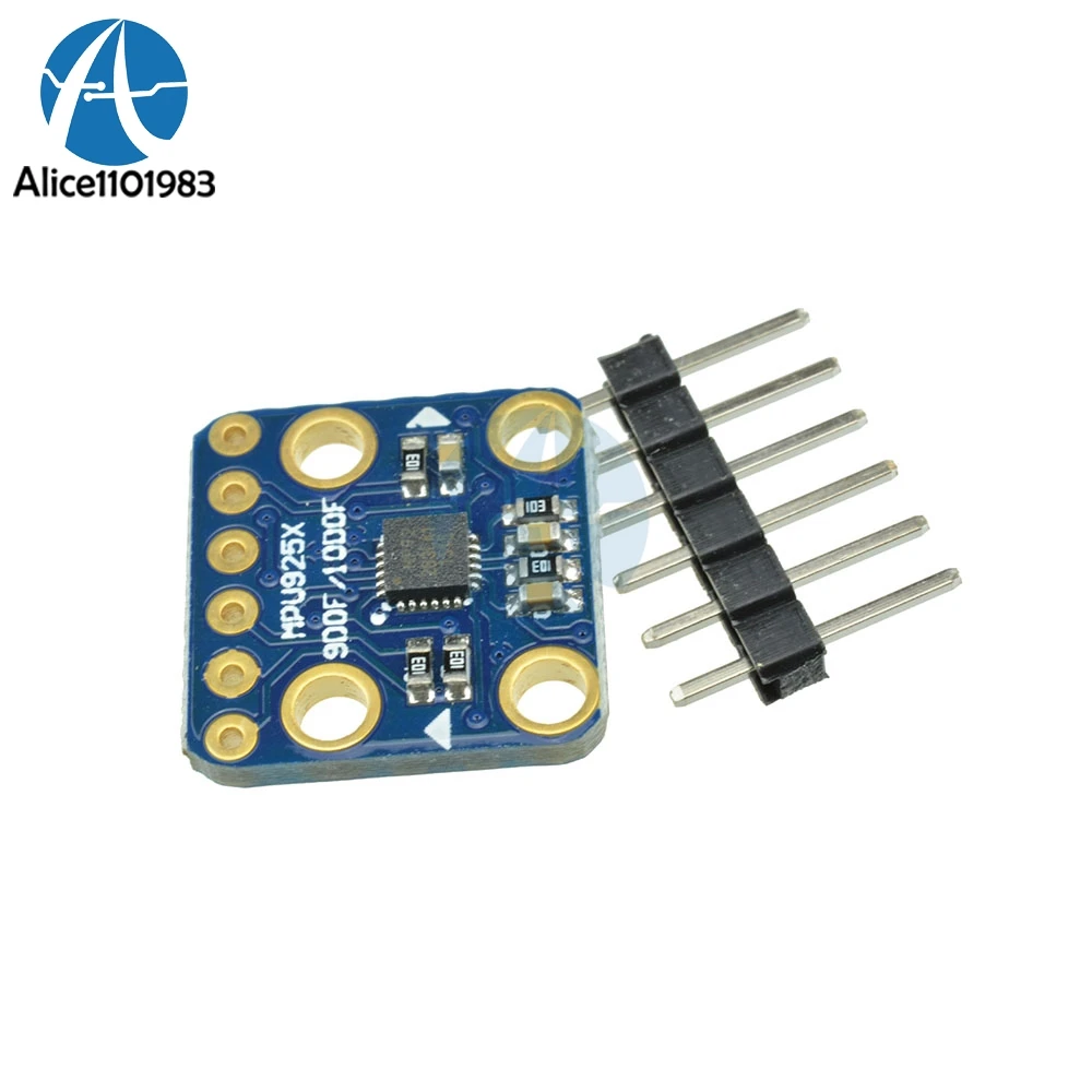 1 комплект SPI IIC I2C 10DOF 9 осевой девять валов MPU9250 BMP180 модуль датчика ускорения
