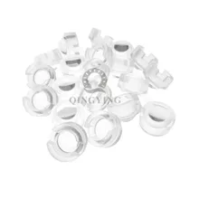 100 шт. 13 мм ИК светодиодный мини-объектив 1 Вт 3W 5 Вт 15 30 45 60 90 100 градусов не держатель для ИК CCTV светодиодный выпуклые линзы