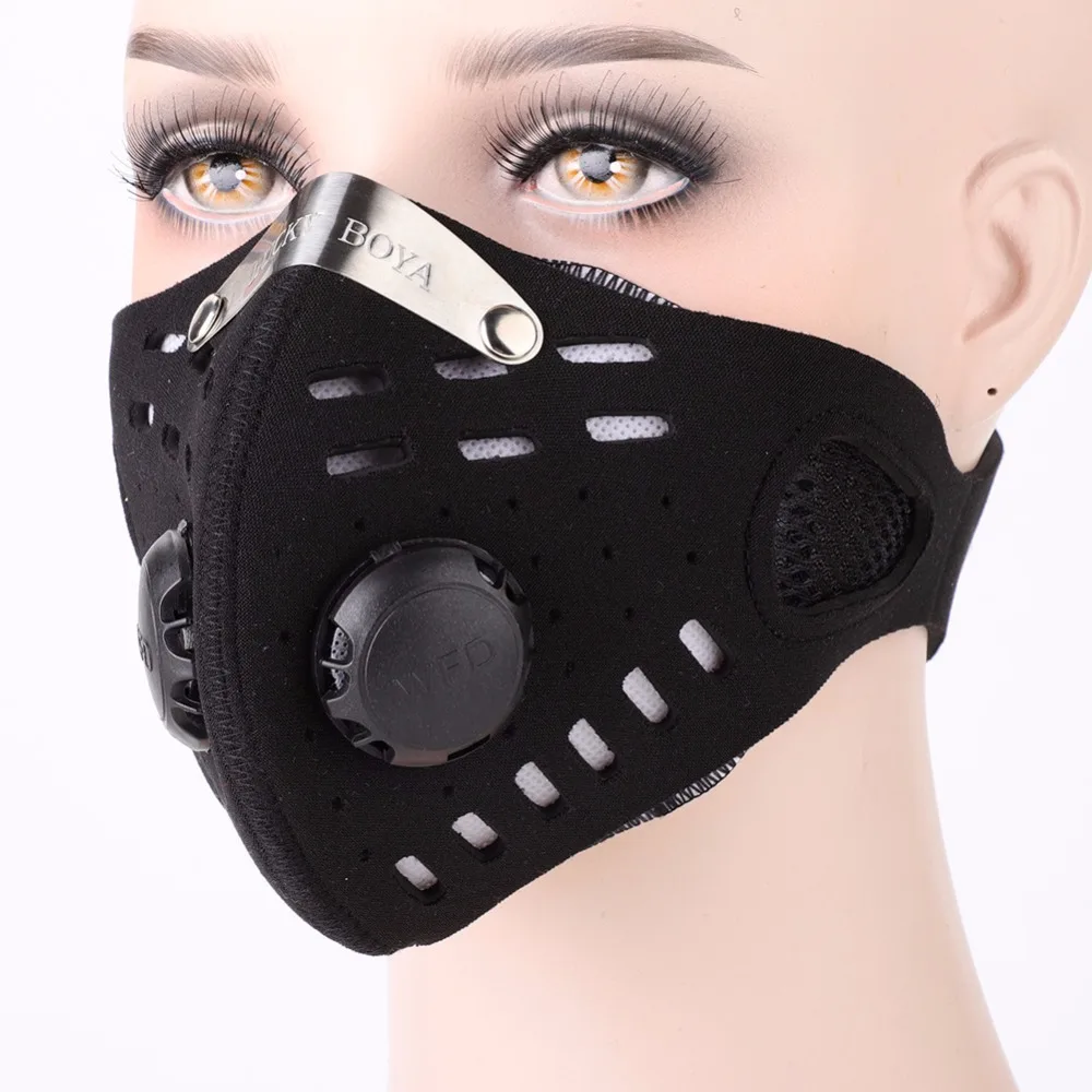 Men Women Windproof Cycling Mask Anti Pollution Bike Riding Face Cover Dustproof Filter Half