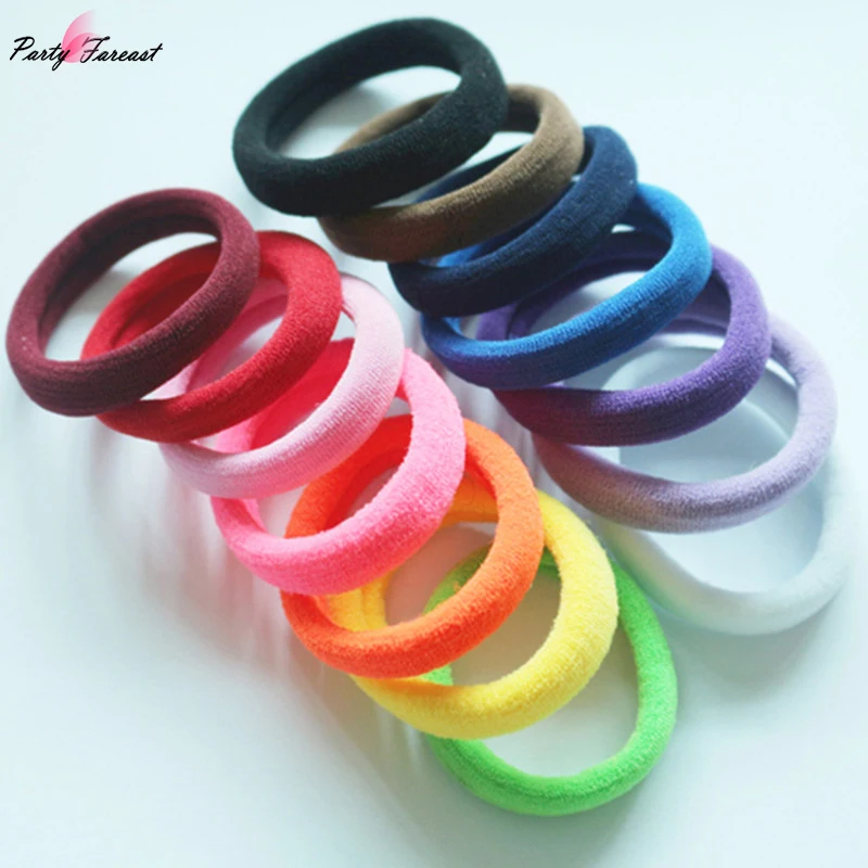 wholesale 5 PcsLOT hair accessories FOR girls and kids RUBBER BANDS BLACK WHITE 2017 The ponytail holder Elastic Hair Bands