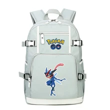 Мультфильм Mewtwo Greninja дорожная задняя Сумка-карман школьные сумки монстра холщовый рюкзак для ноутбука женский розовый рюкзак