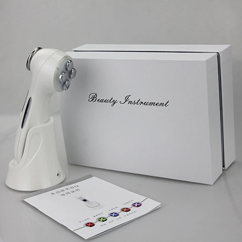  Double Facial RF Radio Frequency No Needle Mesotherapy Photon LED Light Skin Rejuvenation Face Lift - 32792172692
