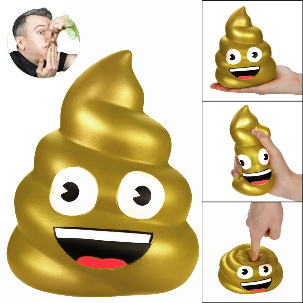 Squishies Kawaii Jumbo Poo супер медленно поднимающийся крем ароматизированные игрушки для