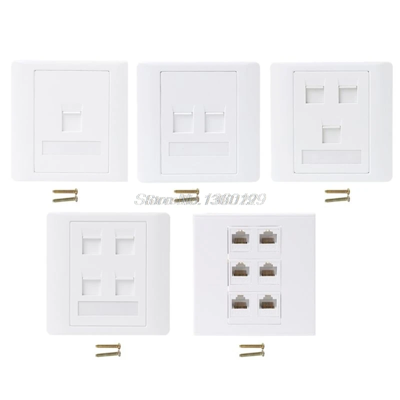 86 Тип компьютерная розетка Панель CAT5E сетевой модуль RJ45 кабель Интерфейс Outlet