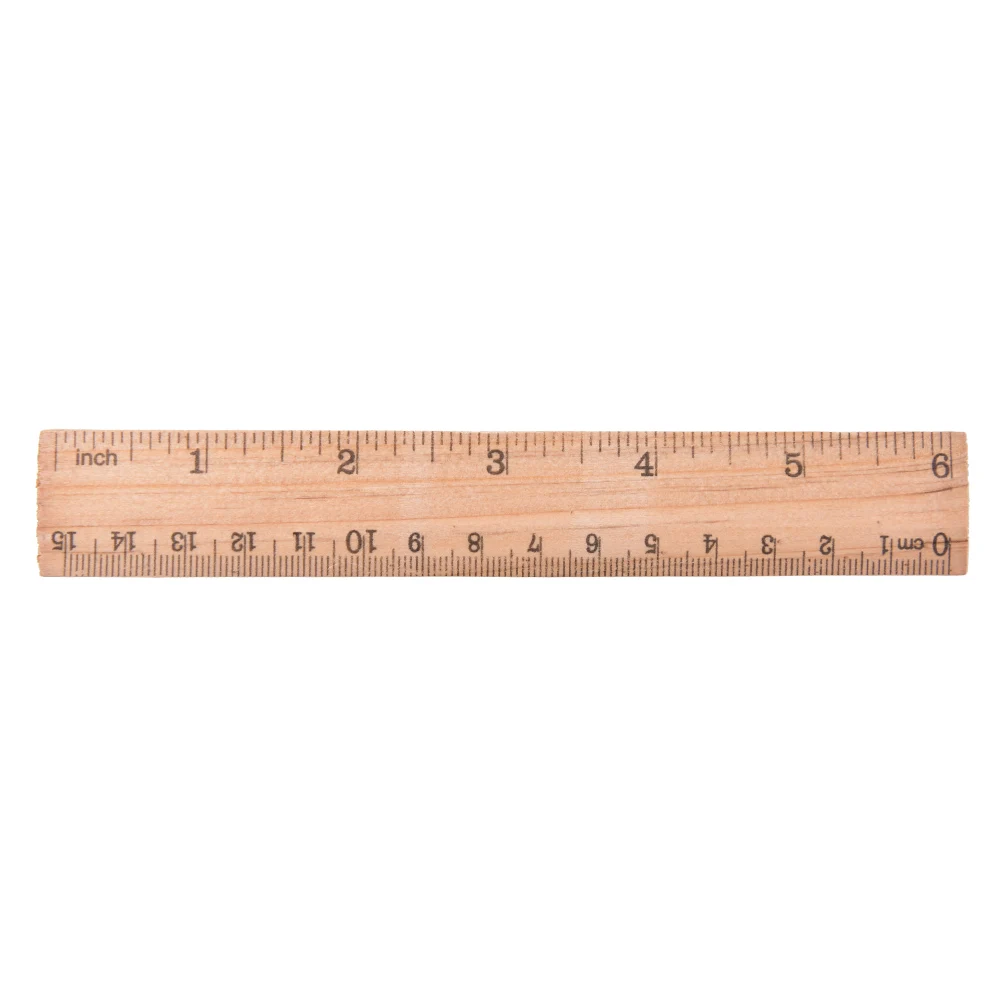 SD& HI, высокое качество, 15 см, 20 см, 30 см, деревянная линейка, метрическое правило, прецизионный двухсторонний измерительный инструмент, Обучающие офисные канцтовары
