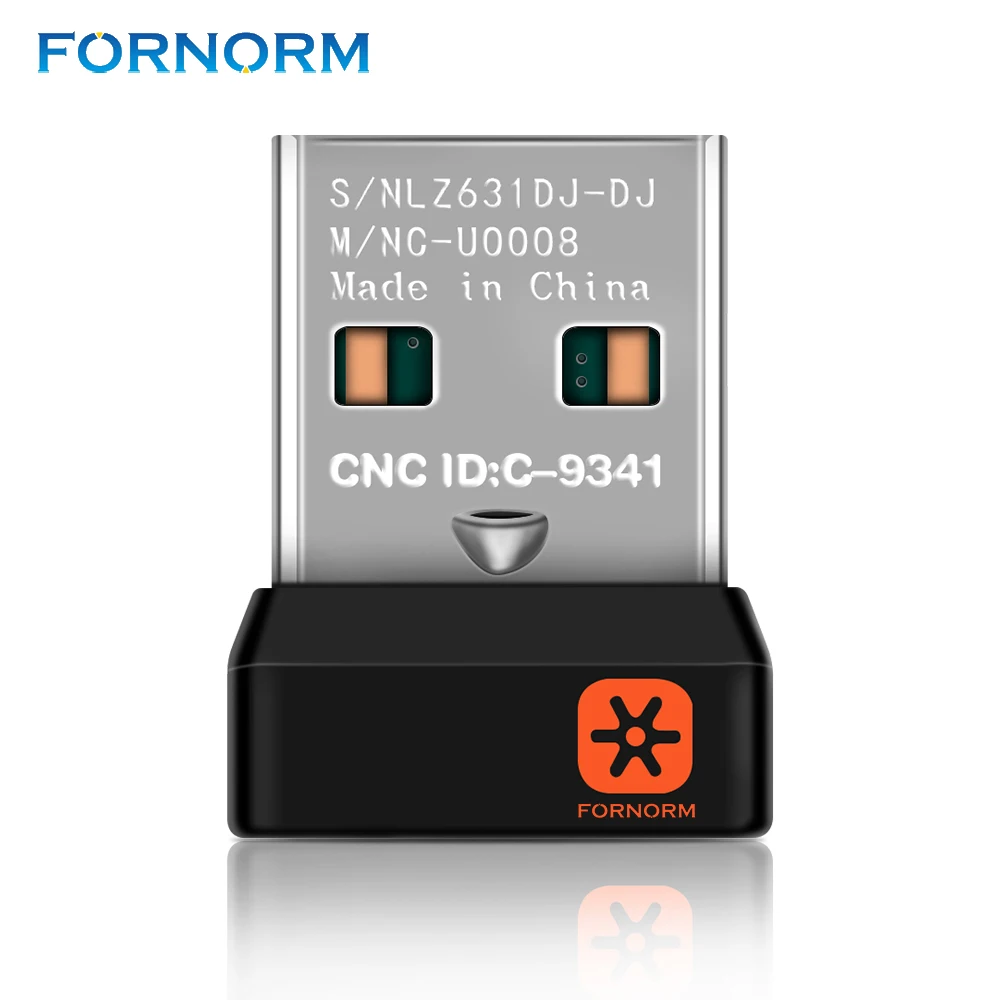 

FORNORM Mini USB Network Wireless Receiver Dongle for Unifying Wireless Keyboard With 6 Channel Dongle One-to-many connection