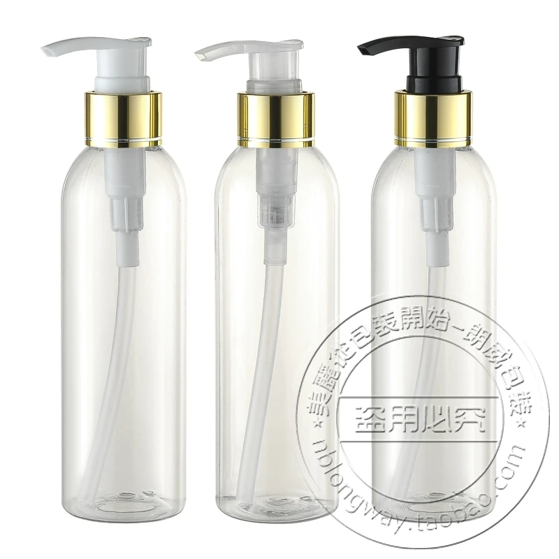200ML Round Shoulder Shower Gel Packaging Bottle Cosmetic Empty Refill