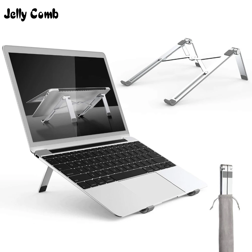 Портативная Складная подставка Jelly Comb для ноутбука ультратонкая Алюминиевая