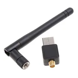 150 Мбит/с мини USB WiFi Беспроводной LAN 802,11 п/G/B адаптер Dongle антенна черный